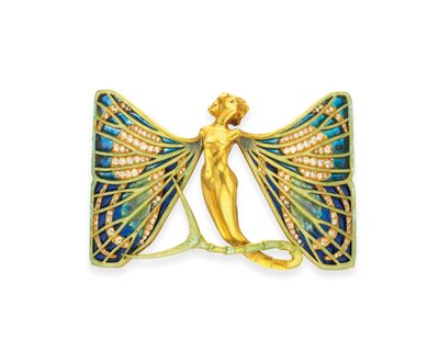 Collare per cani Art Nouveau "Sylph", c.1900 da Rene Jules Lalique