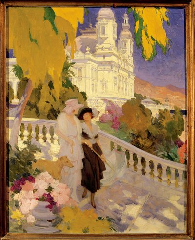 Passeggiata sulla terrazza del Casinò di Montecarlo da Rene Lelong