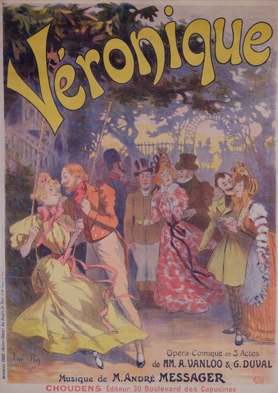 Poster pubblicitario di Veronique, un
