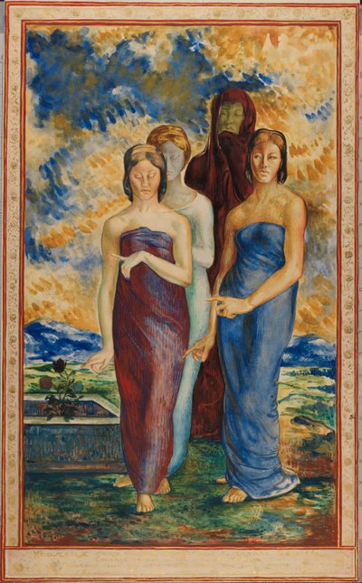 Figure allegoriche da Rene Piot