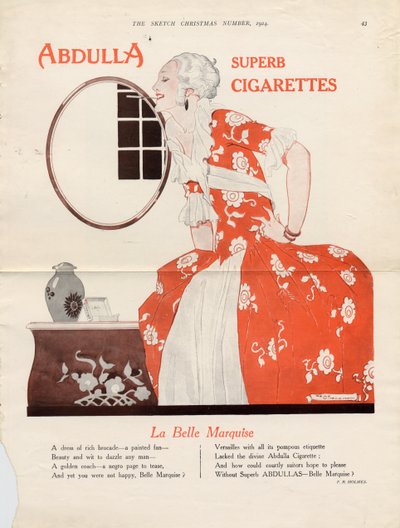 Sigarette Abdulla, 1924 da Rene Vincent