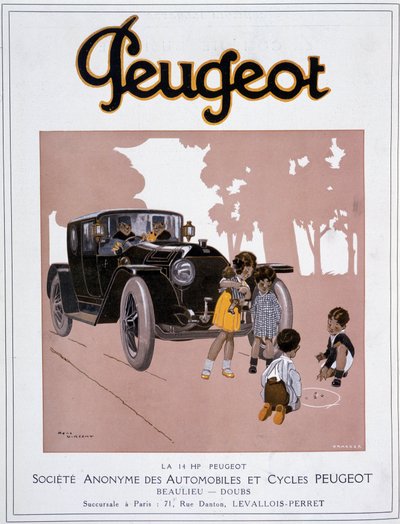 Pubblicità della Peugeot 
