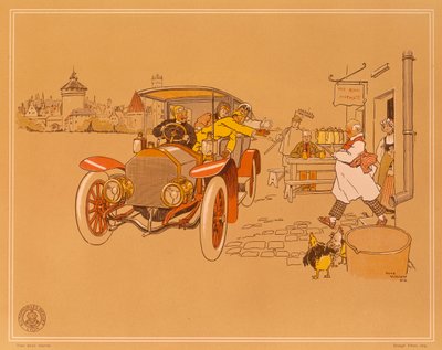 Poster pubblicitario per auto Berliet, 1906 da Rene Vincent