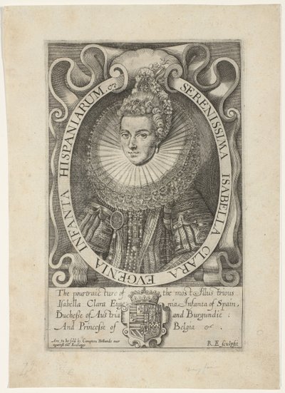 Ritratto di Isabella Clara Eugenia da Renold Elstrack