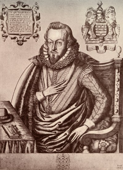 Robert Cecil, Primo Conte di Salisbury da Renold Elstrack