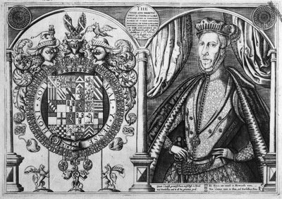 Thomas Howard, 4° Duca di Norfolk e il suo stemma, 1616 da Renold Elstrack