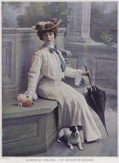 Henriette Roggers, attrice francese da Reutlinger Studio