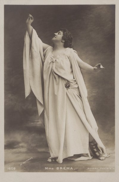Marie Brema, cantante mezzosoprano inglese da Reutlinger Studio