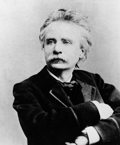 Ritratto di Edvard Hagerup Grieg, c.1870 da Reutlinger Studio
