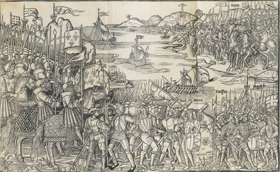 Illustrazione da Peregrinatio in terram sanctam Viaggio in Terra Santa di Bernhard von Breidenbach da Reuwich