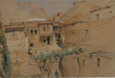 Interno di un Convento, Monte Sinai, 1841 da Rev. Edward Thomas Daniell