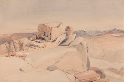 Cima del Monte Sinai o Jebel Musa da Rev. Edward Thomas Daniell