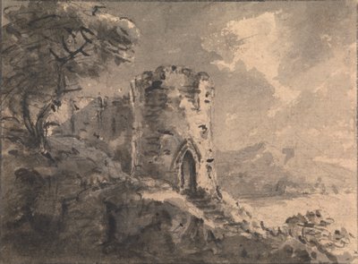 Paesaggio con castello in rovina da Rev. William Gilpin