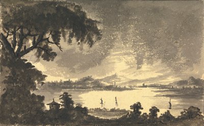 Fiume Forth con la città e il castello di Stirling in lontananza da Rev. William Gilpin