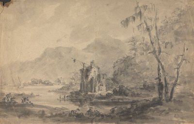 Paesaggio Fluviale con Castelli da Rev. William Gilpin