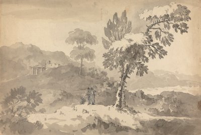 Tre figure in un paesaggio da Rev. William Gilpin