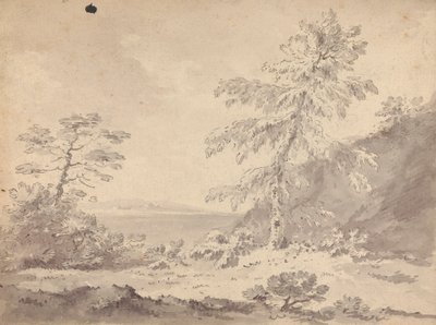 Due alberi in un paesaggio da Rev. William Gilpin