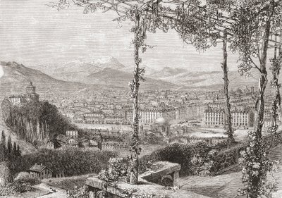 Torino, Italia alla fine del XIX secolo. Da Immagini italiane di Rev. Samuel Manning, pubblicato c.1890. da Reverend Samuel Manning