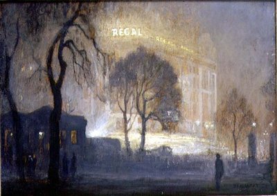 Il Regal da Hyde Park in una notte nebbiosa da Rex Vicat Cole