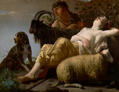Pastore e pastorella addormentati da Reyer Jacobsz van Blommendael
