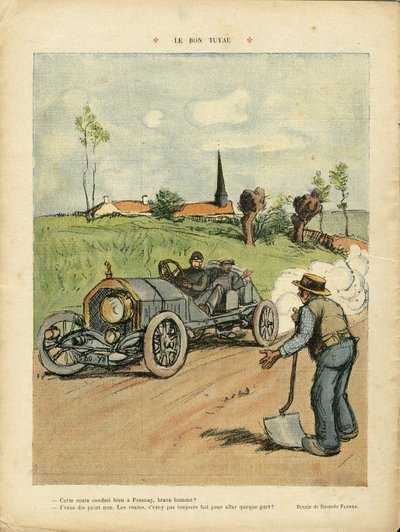 Illustrazione di Ricardo Flores (1878-1918) in Le Rire da Ricardo Flores