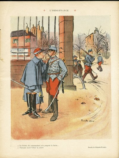Illustrazione di Ricardo Flores (1878-1918) in Le Rire, 05/06/09 - L