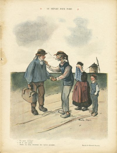 Illustrazione di Ricardo Flores (1878-1918) in Le Rire da Ricardo Flores