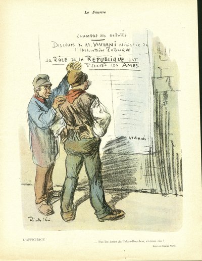 Illustrazione di Ricardo Flores (1878-1918) in Le Smile, n. 20 da Ricardo Flores