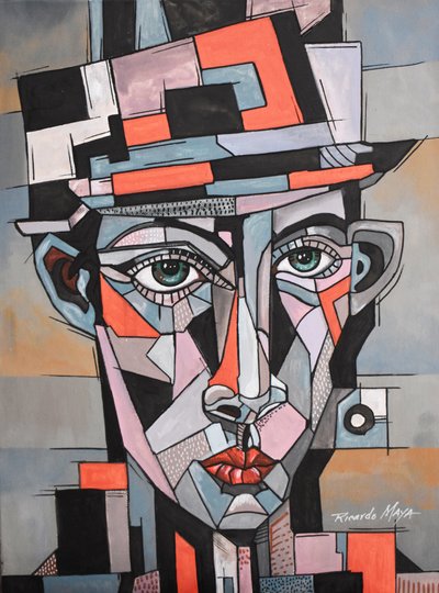 Uomo cubista audace da Ricardo Maya