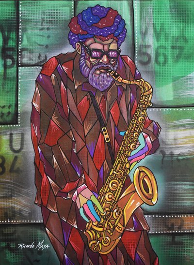 Musicista jazz dai mille colori da Ricardo Maya