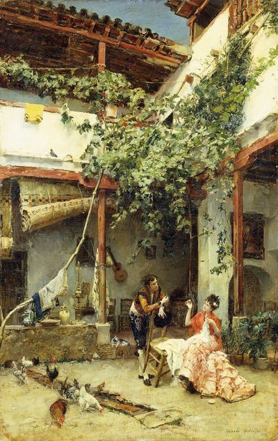 Nel Cortile da Ricardo de Madrazo y Garreta