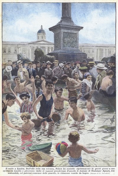 Il caldo a Londra da Riccardo Salvadori