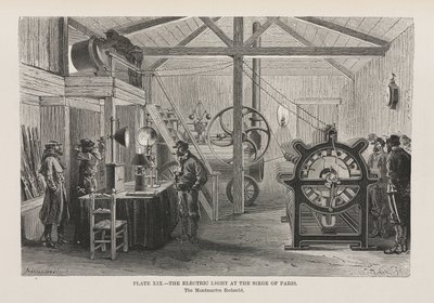 Luce elettrica durante l