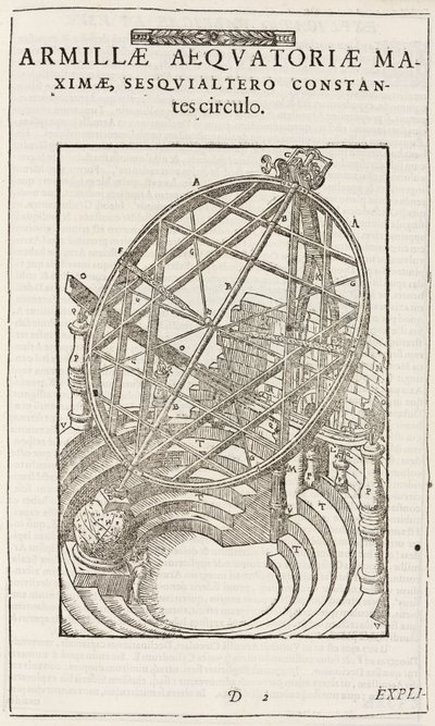 Cerchi equatoriali montati di Tycho Brahe, dopo il 1580 da John Pardon