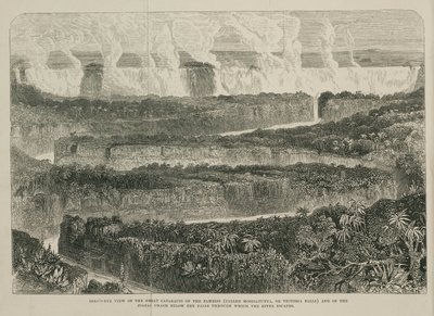 Cascate Vittoria, Africa, c 1855 da John Pardon