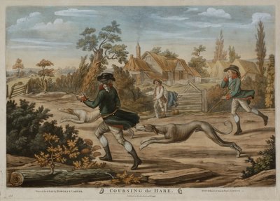 Inseguimento della lepre, stampato per Bowles & Carver, pubblicato nel 1796 da Richard (after) Dighton
