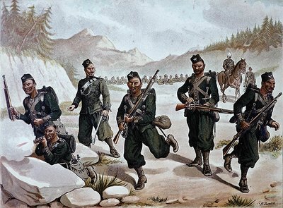 Il 3° Gurkhas in schermaglia, l