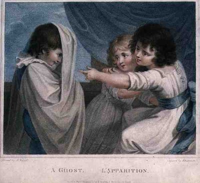 Un fantasma, inciso da Luigi Schiavonetti (1765-1810), pub. da T. Simpson da Richard (after) Westall