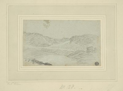 Paesaggio collinare da Richard (attr.to) Wilson