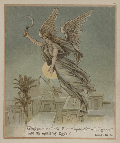 Angelo della distruzione in Egitto da Richard Andre