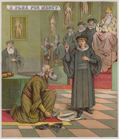 Illustrazione per Il Mercante di Venezia da Richard Andre