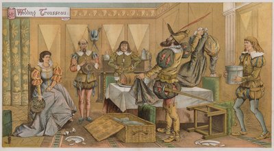 Illustrazione per La bisbetica domata (cromolitografia) da Richard Andre