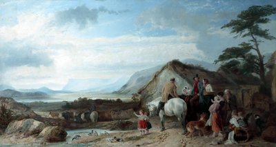 La sosta del mandriano, 1846 da Richard Ansdell