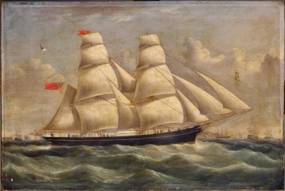 Una brigantina al largo di Portsmouth da Richard B. Spencer