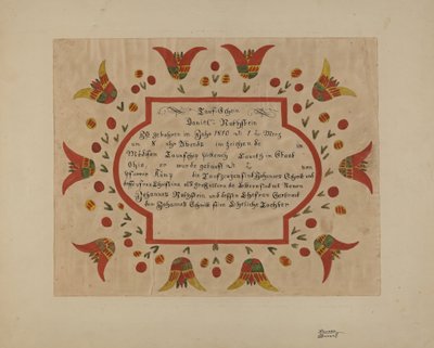 Fraktur da Richard Barnett
