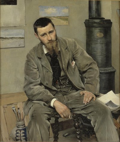Ritratto del pittore Nils Kreuger da Richard Bergh