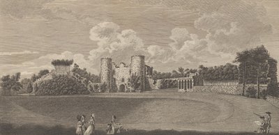 Castello di Tunbridge nella contea di Kent, da The History of Edward Hasted da Richard Bernard Godfrey