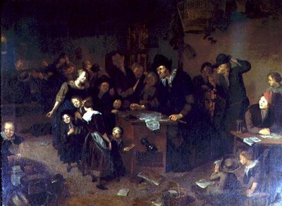 Interno di una scuola da Richard Brakenburg