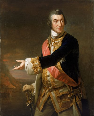 Ammiraglio Sir Charles Saunders (1713-1775) da Richard Brompton