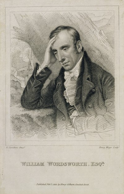 William Wordsworth (1770-1850), inciso da Henry Meyer (1782-1847), 1819 da Richard Carruthers